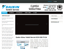 Tablet Screenshot of daikinklimayetkiliservisi.net